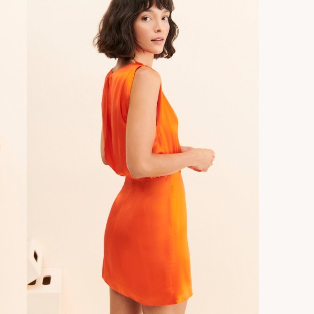 Amanda Uprichard Marlow Silk Mini Dress
